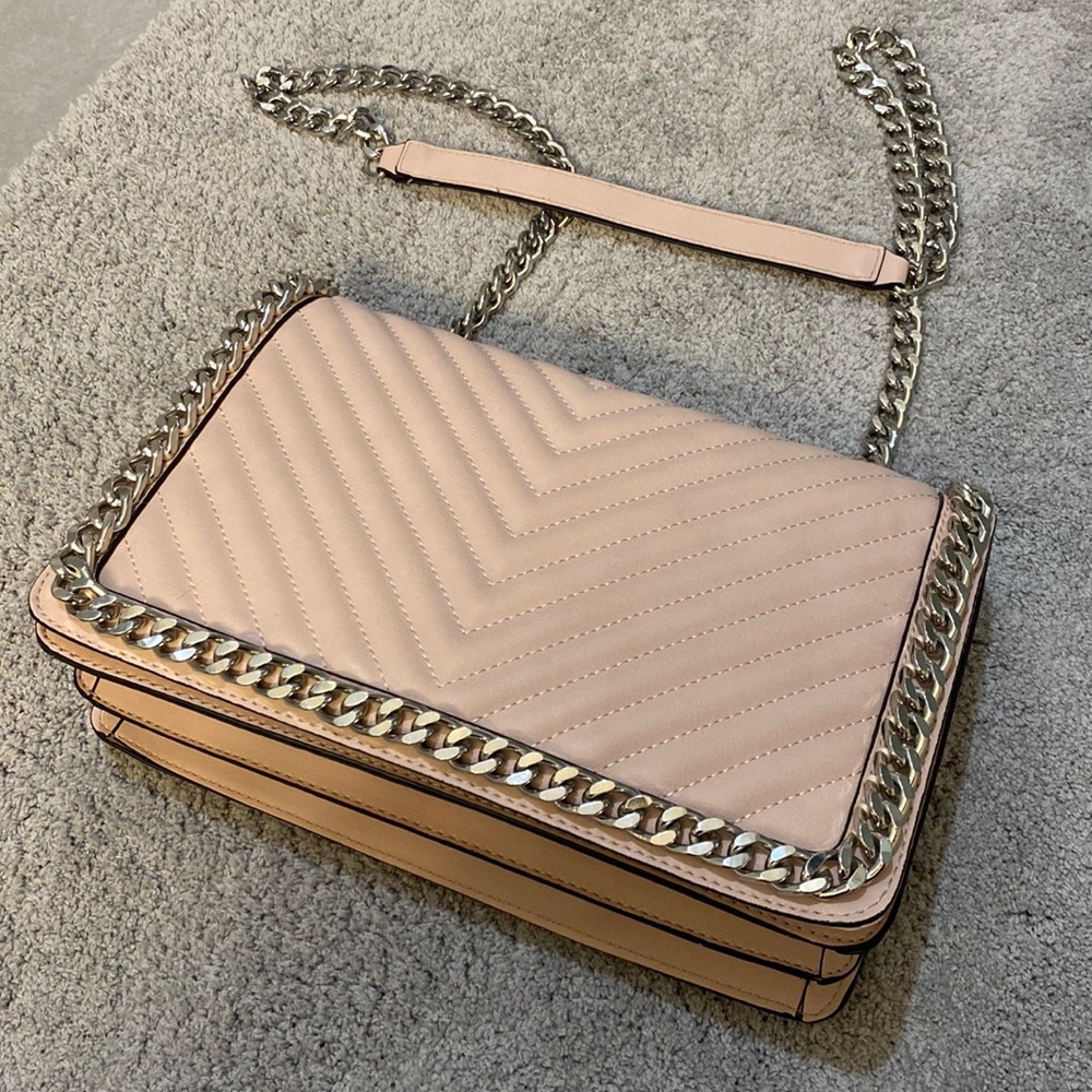 Aldo pink chain handbag